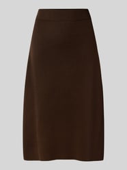 Knielange rok van viscosemix van MORE & MORE - 4
