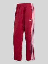 Regular Fit Sweathose mit Kontraststreifen Modell 'FIREBIRD TP DN' von adidas Originals Bordeaux - 30