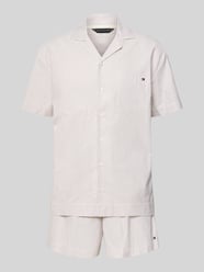 Regular Fit Pyjama aus reiner Baumwolle von Tommy Hilfiger Beige - 2