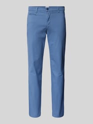 Regular Fit Chino mit Paspeltasche Modell 'FABIO' von Brax Blau - 5