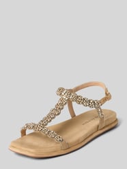 sandalen met strass-steentjes van Alma en Pena Beige - 5