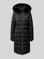 Regular Fit Steppmantel aus reiner Baumwolle mit Kunstfellkragen von Christian Berg Woman Selection - 32