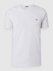 T-shirt z logo od Denham Fioletowy - 18