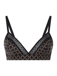 Triangel-BH aus Mesh - wattiert  von Wolford Weiß - 44