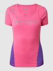 T-Shirt mit reflektierendem Logo - schnell trocknend von CHAMPION Pink - 10