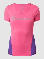 T-Shirt mit reflektierendem Logo - schnell trocknend von CHAMPION Pink - 4