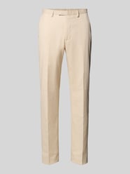 Regular Fit Anzughose mit Bügelfalten von MCNEAL Beige - 31