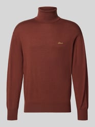 Loose Fit Rollkragenpullover aus Woll-Mix von BLKVIS Bordeaux - 14