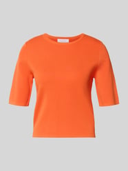 Strickpullover aus Viskose-Mix mit 1/2-Arm von Rich & Royal Orange - 10
