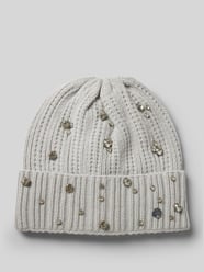 Beanie met siersteentjes van Liu Jo White Grijs / zwart - 23