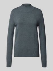 Gebreide pullover met ribboorden, model 'Aliv' van Christian Berg Woman Grijs / zwart - 38