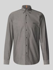 Regular Fit Freizeithemd mit Button-Down-Kragen Modell 'Rickert' von BOSS Orange Grau - 27