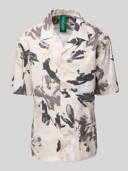 Relaxed fit vrijetijdsoverhemd met reverskraag van ANNARR Beige - 9
