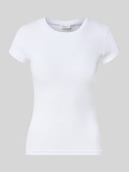 Skinny Fit T-Shirt aus Baumwoll-Mix von Gina Tricot - 18