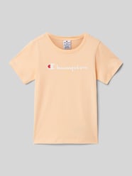 T-Shirt mit Label-Print von CHAMPION Orange - 23