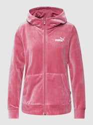 Sweatjacke mit Label-Stitching von Puma Pink - 10