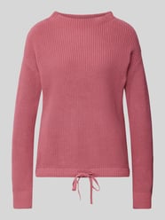 Strickpullover mit Stehkragen von Jake*s Casual Rosa - 31