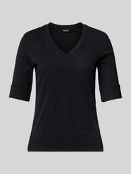 T-Shirt mit V-Ausschnitt Modell 'JUDY' von Lauren Ralph Lauren - 2