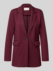 Regular Fit Blazer mit Viskose-Anteil Modell 'Nanni' von FREE/QUENT Bordeaux - 8