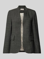 Regular fit blazer met opengewerkte voorkant van Zadig & Voltaire Grijs / zwart - 20