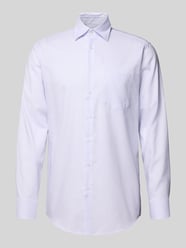 Regular fit zakelijk overhemd van katoen met button-downkraag van SEIDENSTICKER REGULAR FIT Fuchsia - 39