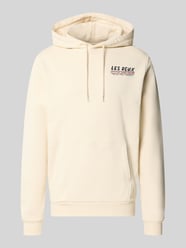 Hoodie aus reiner Baumwolle mit Logo-Print Modell 'Record' von Les Deux - 40