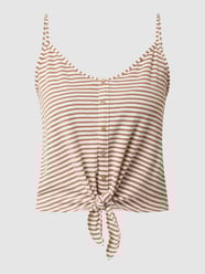 Top mit Knotendetail Modell 'Gloria' von Only Weiß - 35