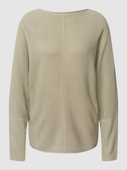 Gebreide pullover in riblook van Esprit Collection Groen - 37