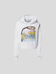 Hoodie mit Label-Print von MSGM Weiß - 43