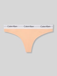 String aus Baumwoll-Mix mit Logo-Bund von Calvin Klein Underwear Orange - 44