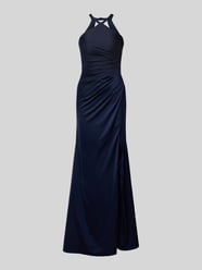 sukienka wieczorowa z marszczeniami od LUXUAR FASHION - 45