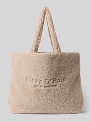 Shopper mit Teddy-Oberfläche von Marc O'Polo Beige - 21
