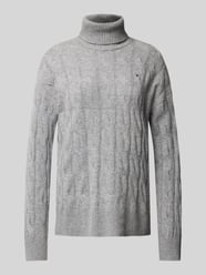 Strickpullover mit Rollkragen von Tommy Hilfiger Grau - 34