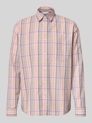 relaxed fit vrijetijdsoverhemd van puur katoen van ARMEDANGELS Fuchsia - 6