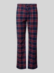 Regular Fit Pyjama-Hose mit Tunnelzug von Christian Berg Men Rot - 20