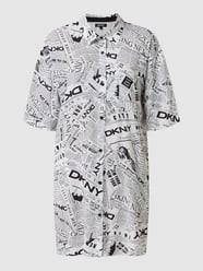 Nachthemd aus Viskose  von DKNY Grau / Schwarz - 28