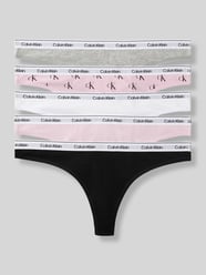Strings aus Baumwoll-Mix im 5er-Pack von Calvin Klein Underwear Pink - 7