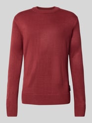 Sweter o kroju regular fit z prążkowanej dzianiny od Tom Tailor Denim - 39