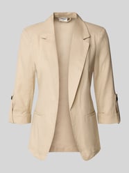 Loose Fit Blazer aus Viskose-Leinen-Mix Modell 'CARO' von Only Beige - 19