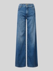 Wide Leg Jeans im 5-Pocket-Design von Cambio Blau - 7