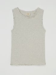 Top mit Rüschen  von Scotch & Soda Grau / Schwarz - 39