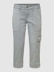 Capribroek met labeldetails van Buena Vista Blauw / turquoise - 33