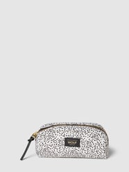 Kosmetiktasche mit Allover-Muster von WOUF Beige - 9