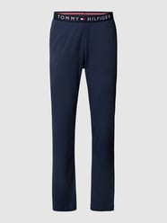 Pyjamabroek met logoband van Tommy Hilfiger Blauw / turquoise - 12