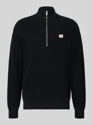 Troyer o kroju loose fit z prążkowanymi wykończeniami od Calvin Klein Jeans - 3