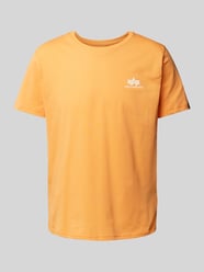 T-Shirt mit Label-Print von Alpha Industries Orange - 30