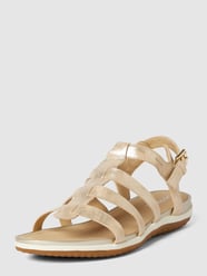 Sandalen in schimmernder Optik Modell 'VEGA' von Geox Beige - 4