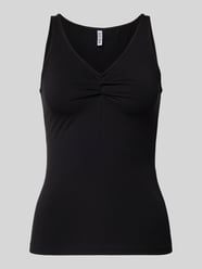 Top o kroju slim fit z mieszanka wiskozy model 'MALIVA' od PIECES - 38