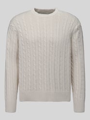 Relaxed Fit Pullover aus reiner Baumwolle Modell 'BRAUN' von Selected - 11