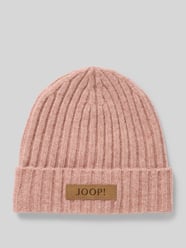 Beanie met labeldetail, model 'Aiana' van JOOP! Fuchsia - 42